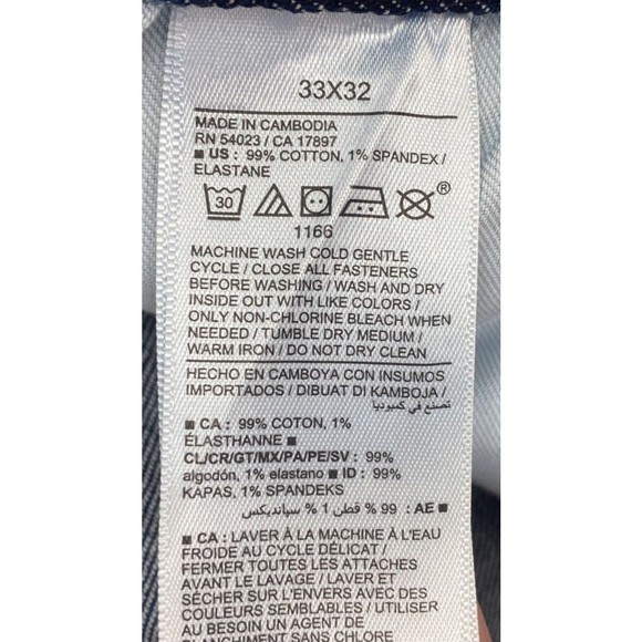 Old Navy Jeans Mens Size 32x32 Blue Denim Classic Straight Built In Flex Pants - Picture 7 of 10